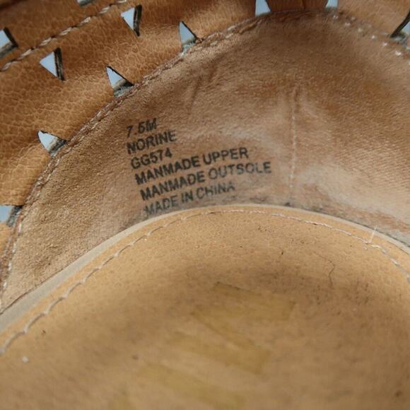 MIA Shoes Womens 7.5 Flats Norine Ankle Tie D'Orsay Cutout Fashion Almond Toe - Picture 14 of 15